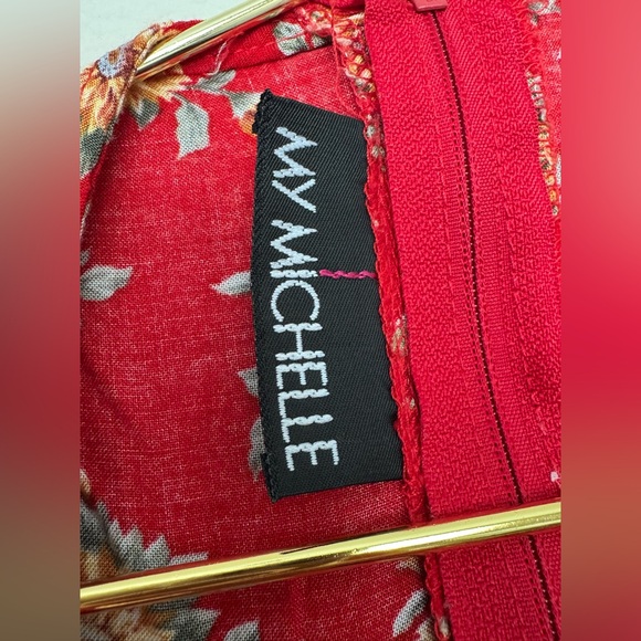 1990s My Michelle Red Sundress - Picture 5 of 5